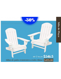 Silla para exterior Set 2 2