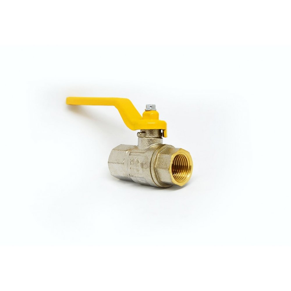 Válvula esférica de 1/4 ” gas amarilla