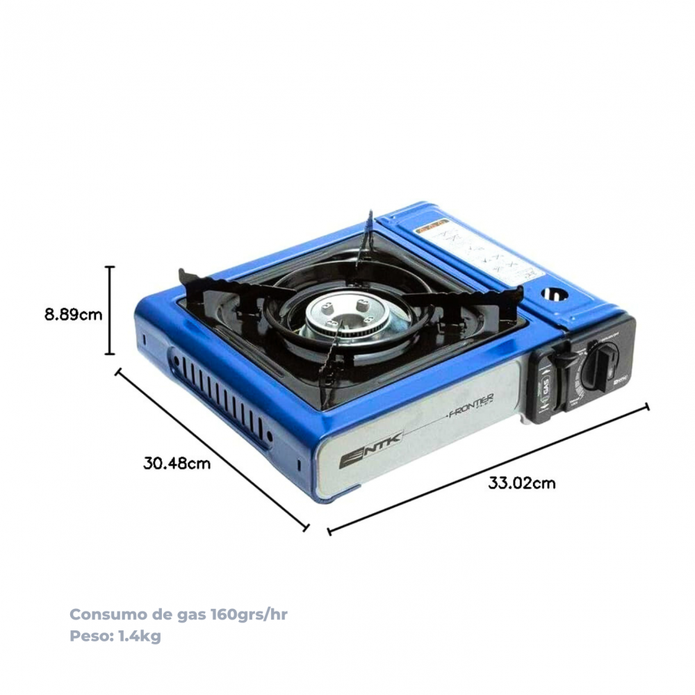 Estufa Portátil NTK Brasileña + Butano
