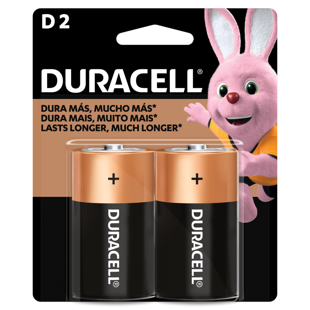 PILAS TIPO D Duracell  Pack 2u