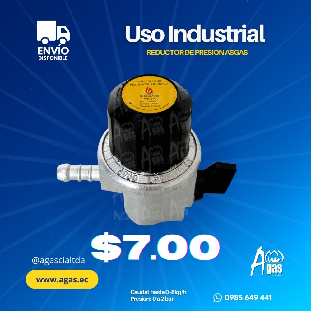 Reductor de Presión Industrial ASGAS